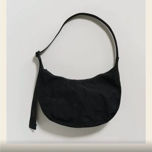 Baggu black medium crescent bag NWTG